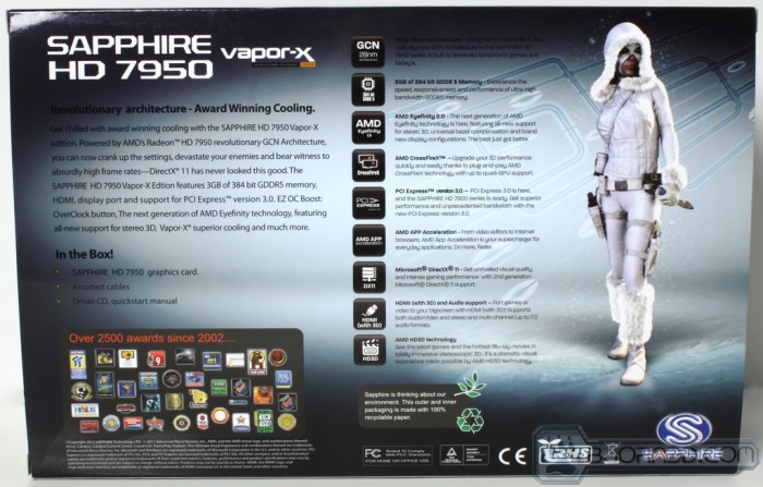 HD 7950 Vapor-X - Box Back
