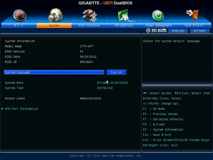 Z77X-UP7 Overclock Z77X-UP7 Overclock